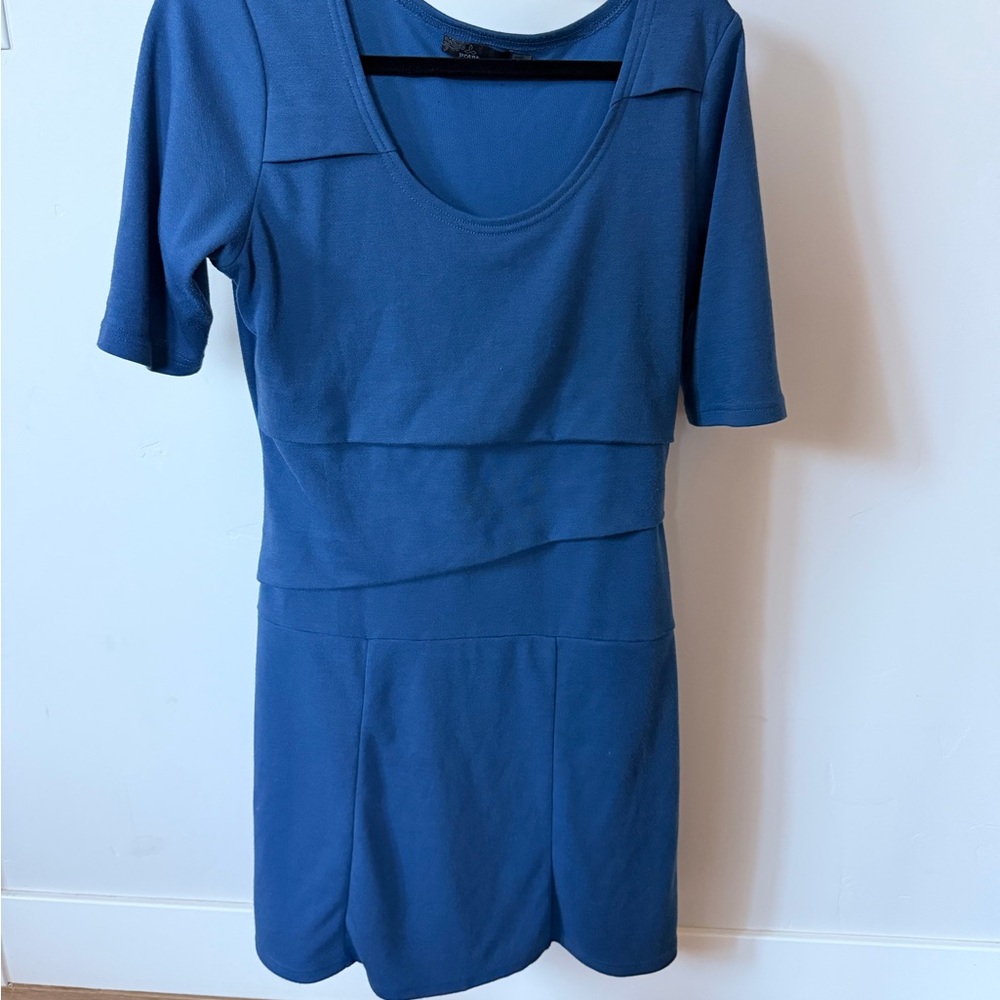 Prana Blue Knit dress